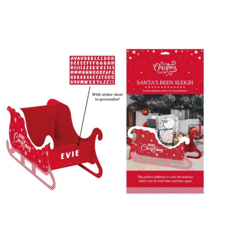 Personalise Santa’s Sleigh
