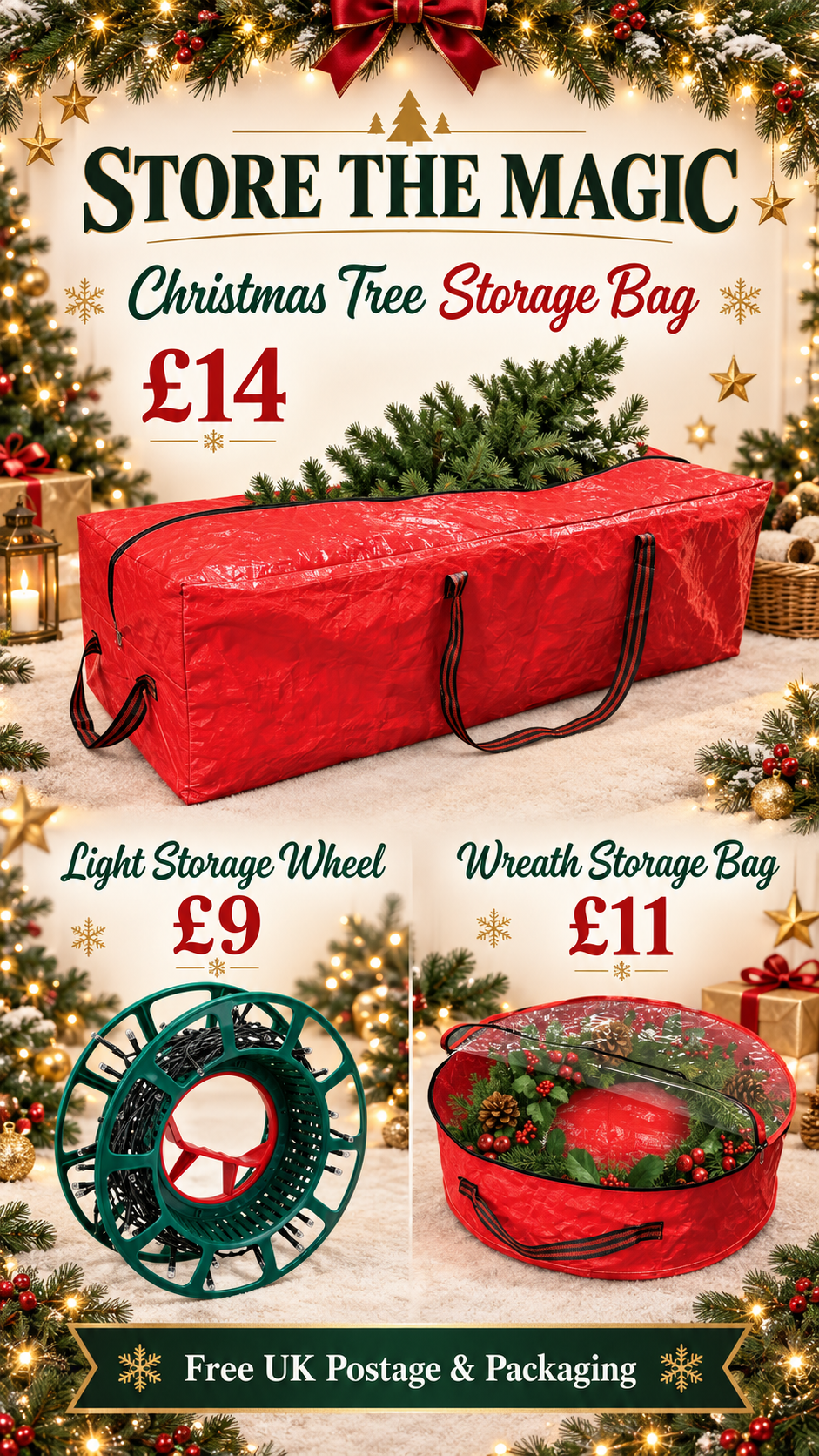 Christmas Decorations Storage