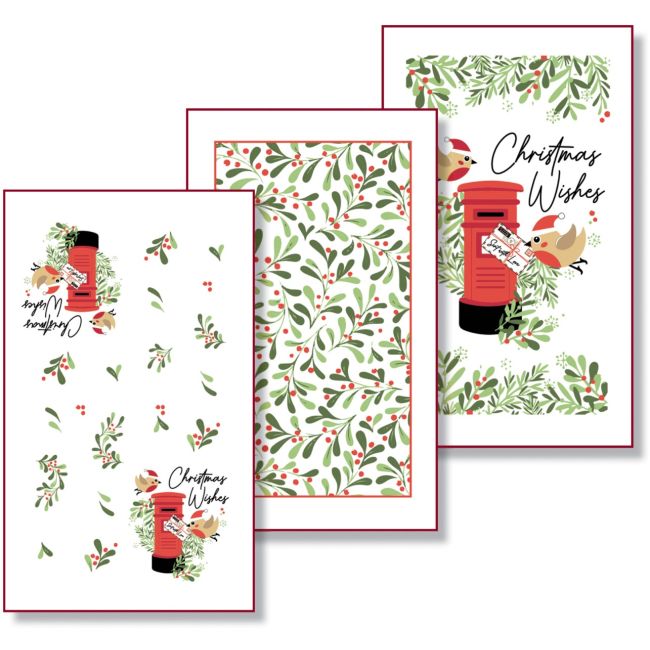 Christmas Kisses Kitchen Textiles