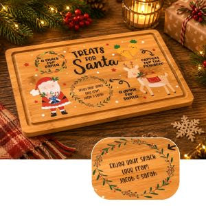 Christmas Eve Treat Board With Free Personalisation