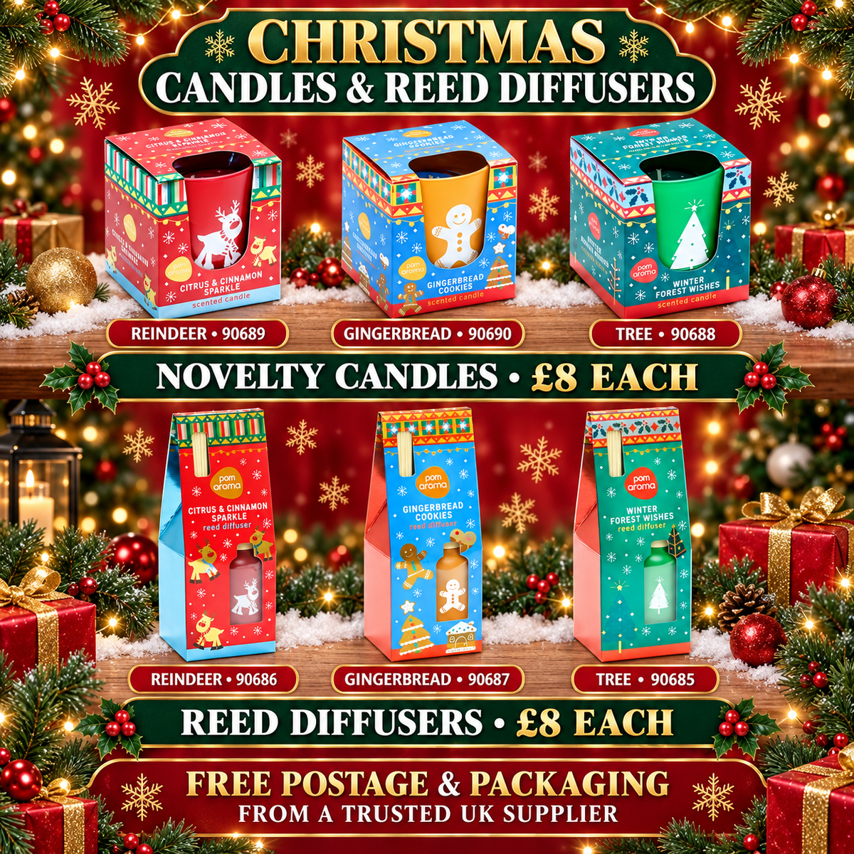Christmas Candles & Reed Difusers