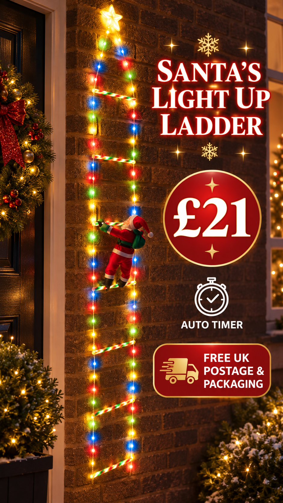 Santa’s Light Ladder