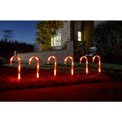 Candy Cane Stake Lights
