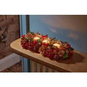 Rustic Christmas Tea Lights
