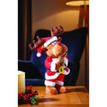 Ladder Climbing Santa & Singing Sax Rudy