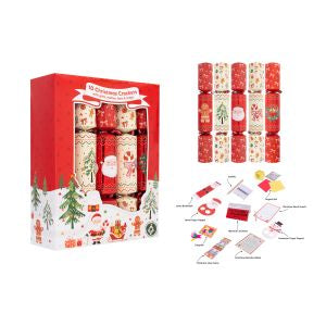 10 Pack Family Christmas Crackers