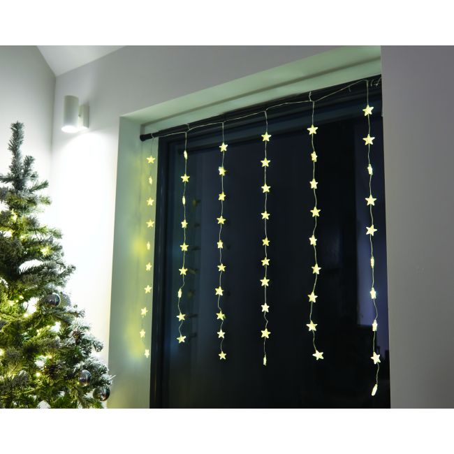 Star Curtain String Lights