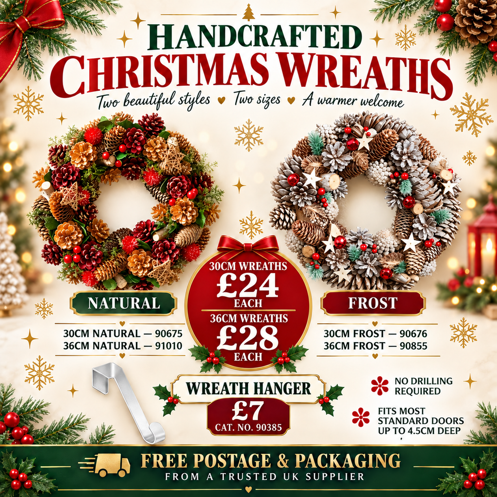 Handcrafted Christmas Wreaths