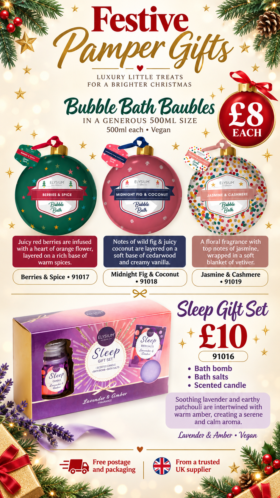 Festive Pamper Gifts