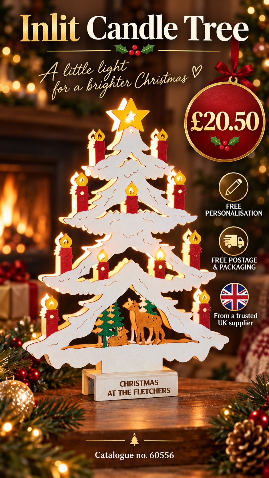 Inlit Candle Tree