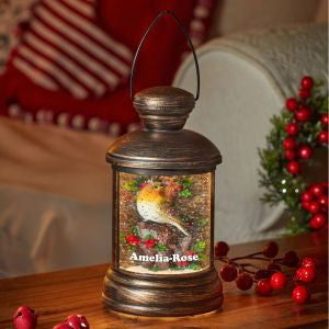 Snow Swirl Lanterns With Free Personalisation
