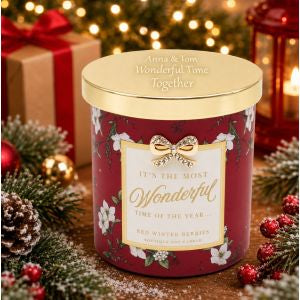 Christmas Madelaine Candle With Free Personalisation 60575
