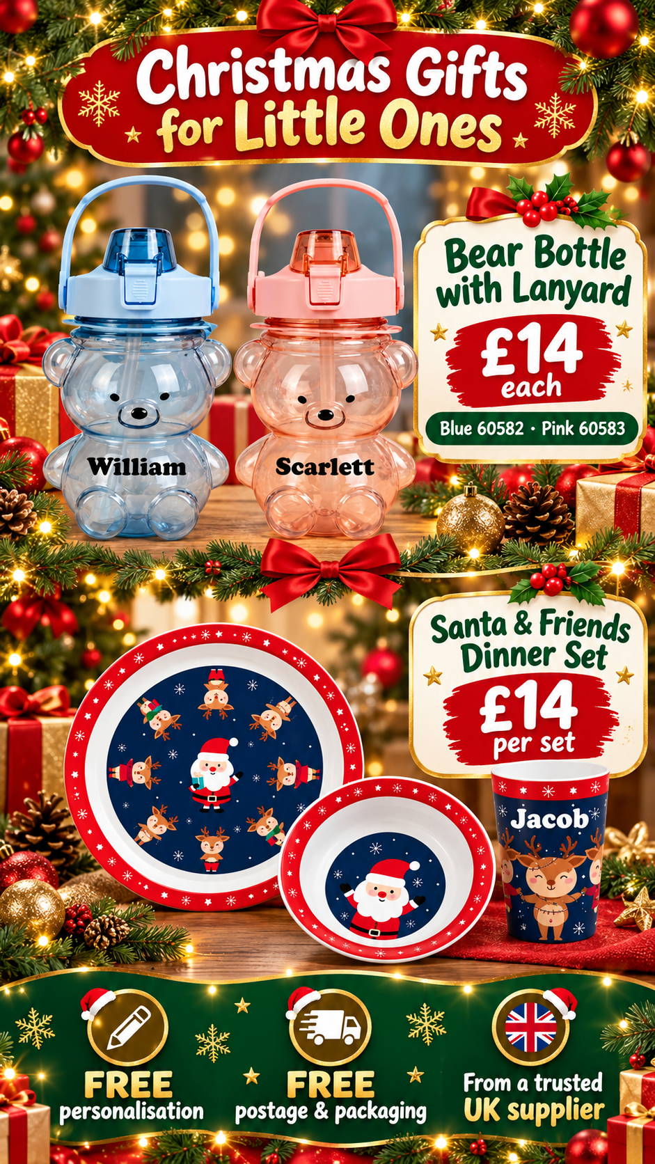 Christmas Gifts For Little Ones Free Personalisation
